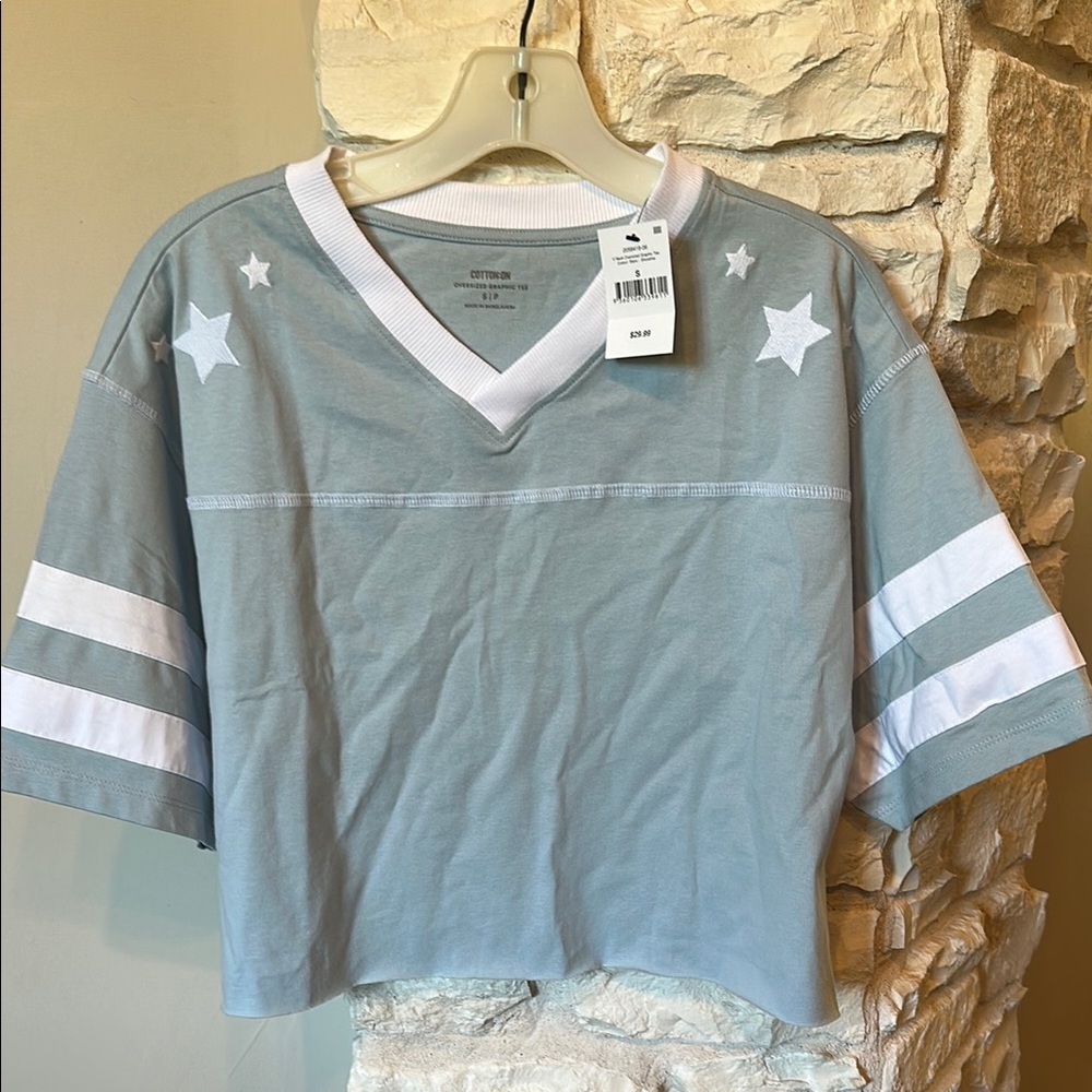 Cotton On v-neck cropped top